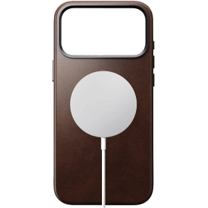 Skórzane etui NOMAD Traditional Leather Case do Apple iPhone 17 Pro Max kompatybilne z MagSafe, skóra Horween (rustic brown)