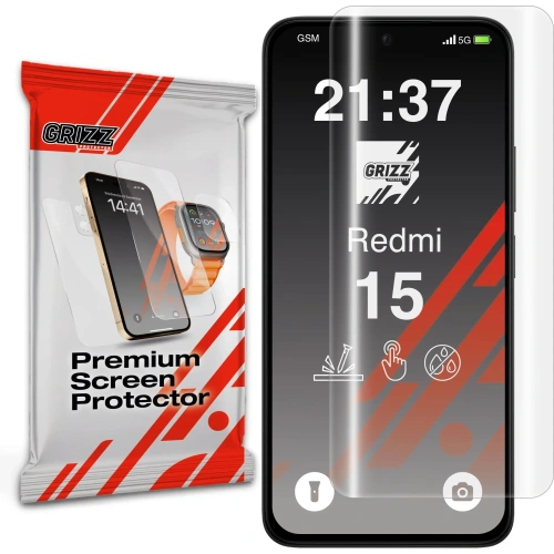 Folia hydrożelowa GrizzGlass Hydrofilm do Xiaomi Redmi 15