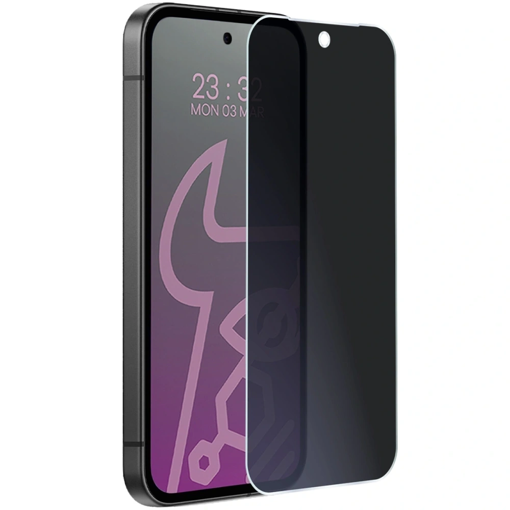 Prywatyzujące szkło hybrydowe Bizon Glass Mule Shadow do Google Pixel 9a matowe