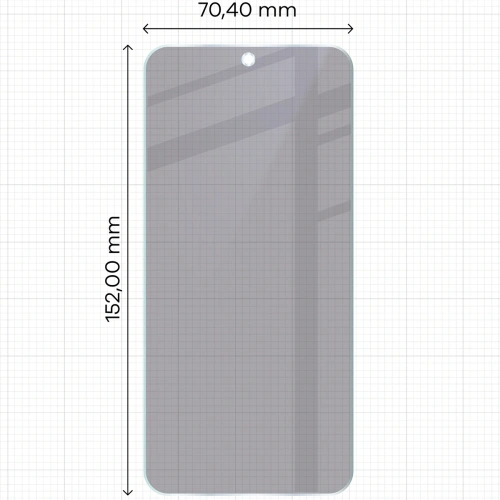 Prywatyzujące szkło hybrydowe Bizon Glass Mule Shadow do Honor 400 5G matowe