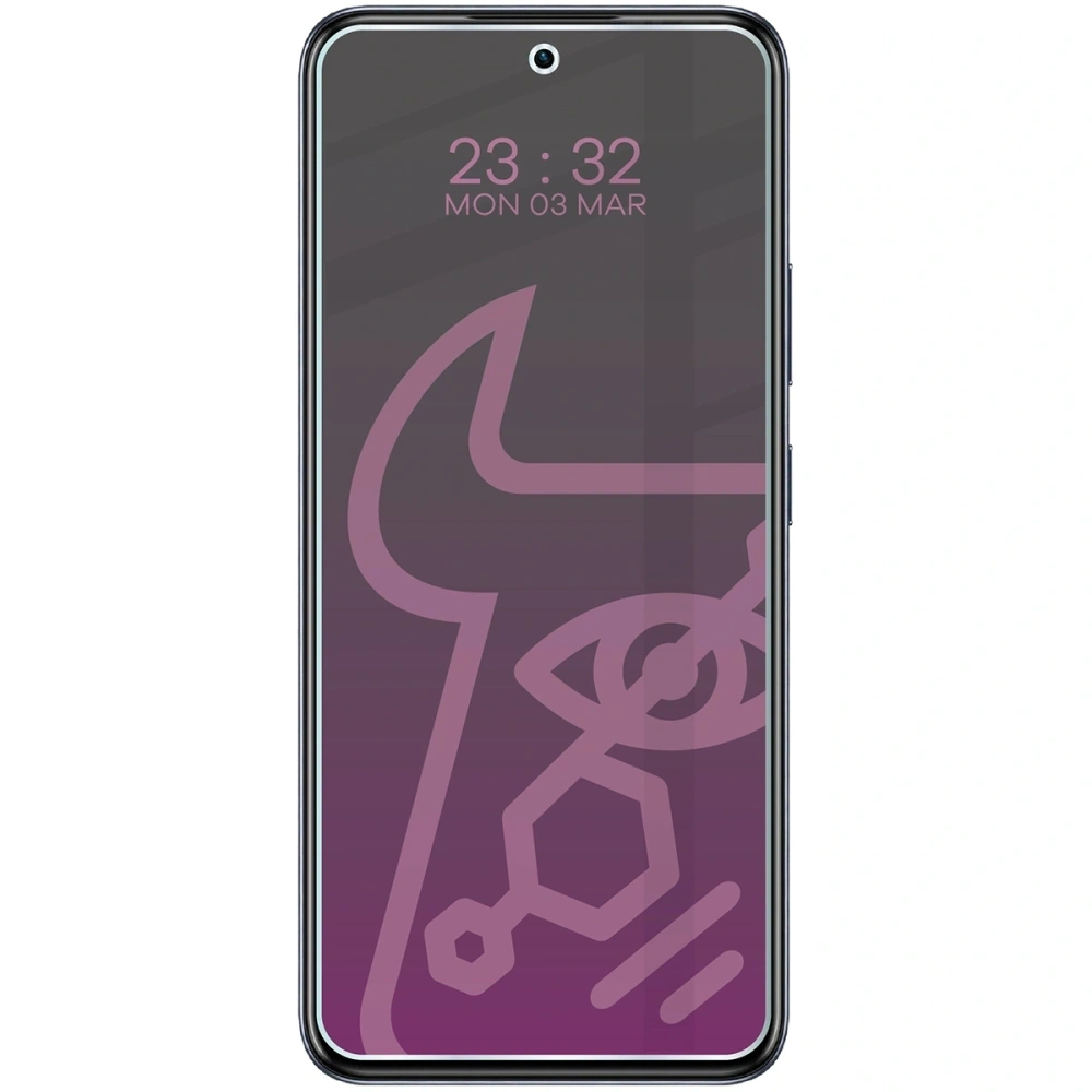 Prywatyzujące szkło hybrydowe Bizon Glass Mule Shadow do Infinix Hot 50 Pro 4G matowe