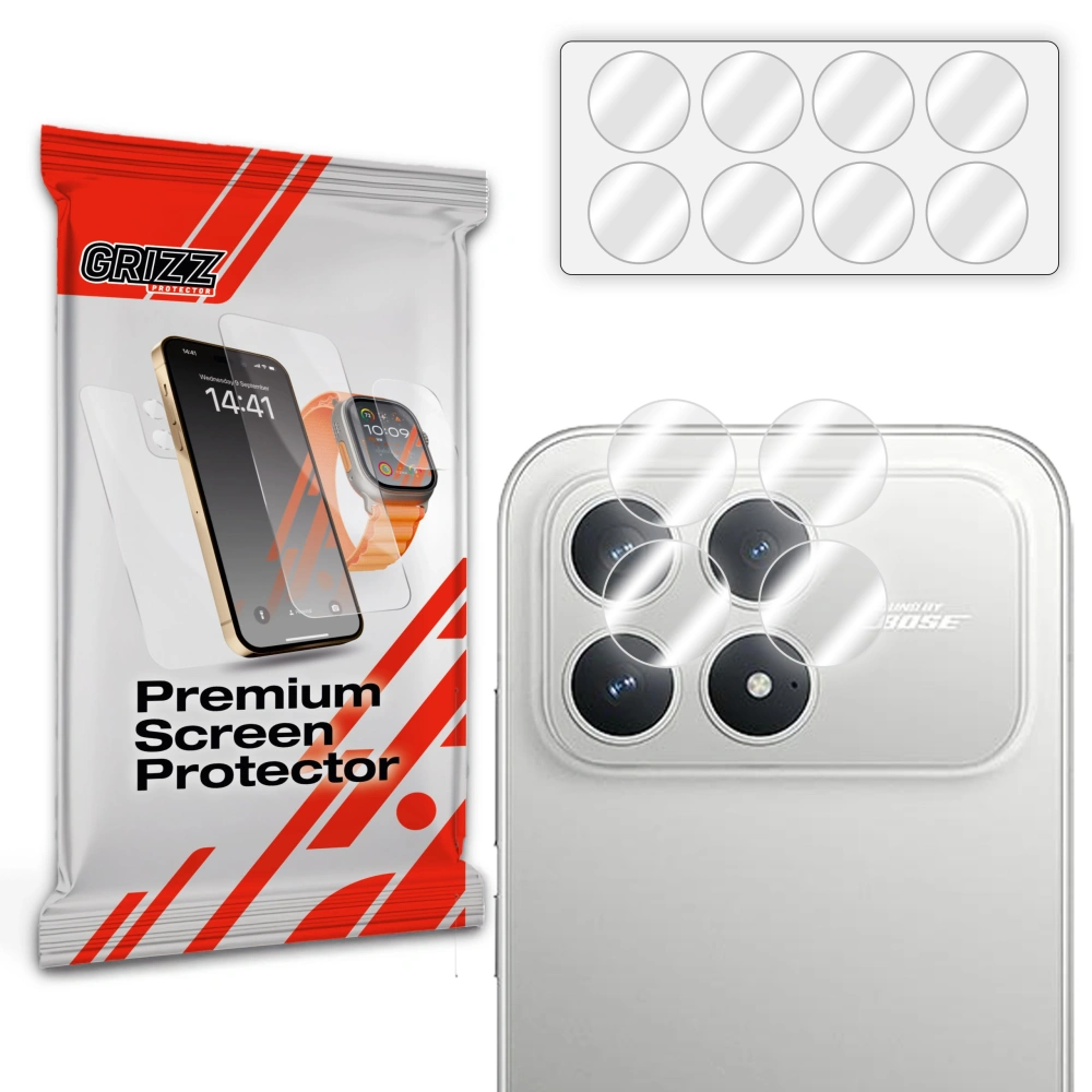 Szkło na aparat GrizzGlass HybridGlass Camera do Xiaomi POCO F8 Pro