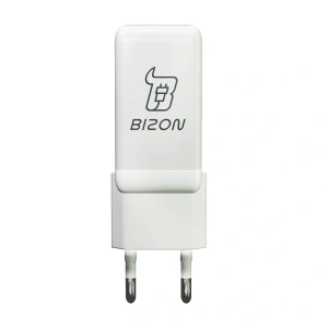 Ładowarka sieciowa Bizon Charger VT-36B 45W 2xUSB-C PD QC 4.0 GAN3 biała