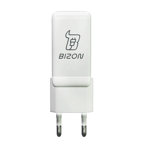 Ładowarka sieciowa Bizon Charger VT-36B 45W 2xUSB-C PD QC 4.0 GAN3 biała