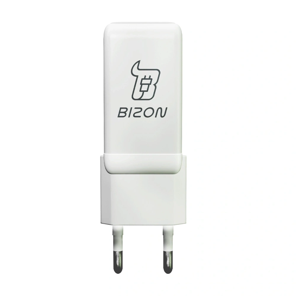 Ładowarka sieciowa Bizon Charger VT-36B 45W 2xUSB-C PD QC 4.0 GAN3 biała