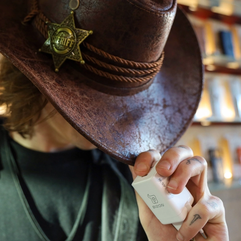 Ładowarka sieciowa Bizon Charger VT-36B 45W 2xUSB-C PD QC 4.0 GAN3 biała