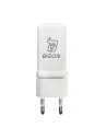 Ładowarka sieciowa Bizon Charger VT-25B 25W USB-C PD, USB-A QC 4.0 GAN3 biała