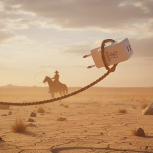 Ładowarka sieciowa Bizon Charger VT-25B 25W USB-C PD, USB-A QC 4.0 GAN3 biała