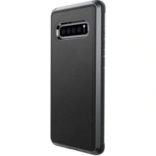 Kup Etui din aluminiu X-Doria Defense Lux Samsung Galaxy S10+ Plus (Test de cădere 3m) (Piele neagră) - XDR005BLK - {ean13} - Sklep Home Screen