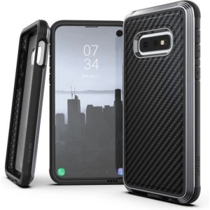 Buy X-Doria Defense Lux - Aluminum Case for Samsung Galaxy S10e (Drop test 3m) (Black Carbon Fiber) - XDR003BLK - {ean13} - Home Screen Store Europe