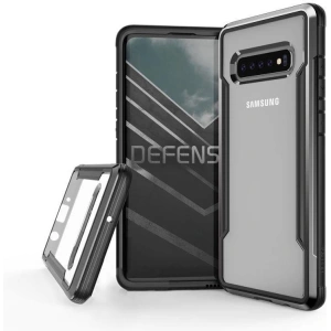 Kup X-Doria Samsung Aluminiumhülle Defense Shield Galaxy S10 (Falltest 3m) (Schwarz) - XDR001BLK - {ean13} - Sklep Home Screen