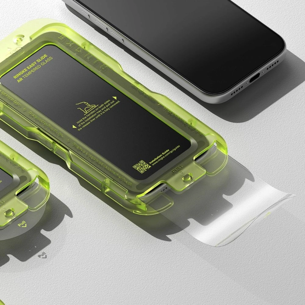 Szkło hartowane Ringke Easy Slide Anti Reflective Tempered Glass do Apple iPhone 17 Pro Clear