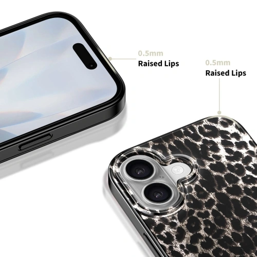 Etui Tech-Protect Lamano MagSafe do Apple iPhone 17 Leopard