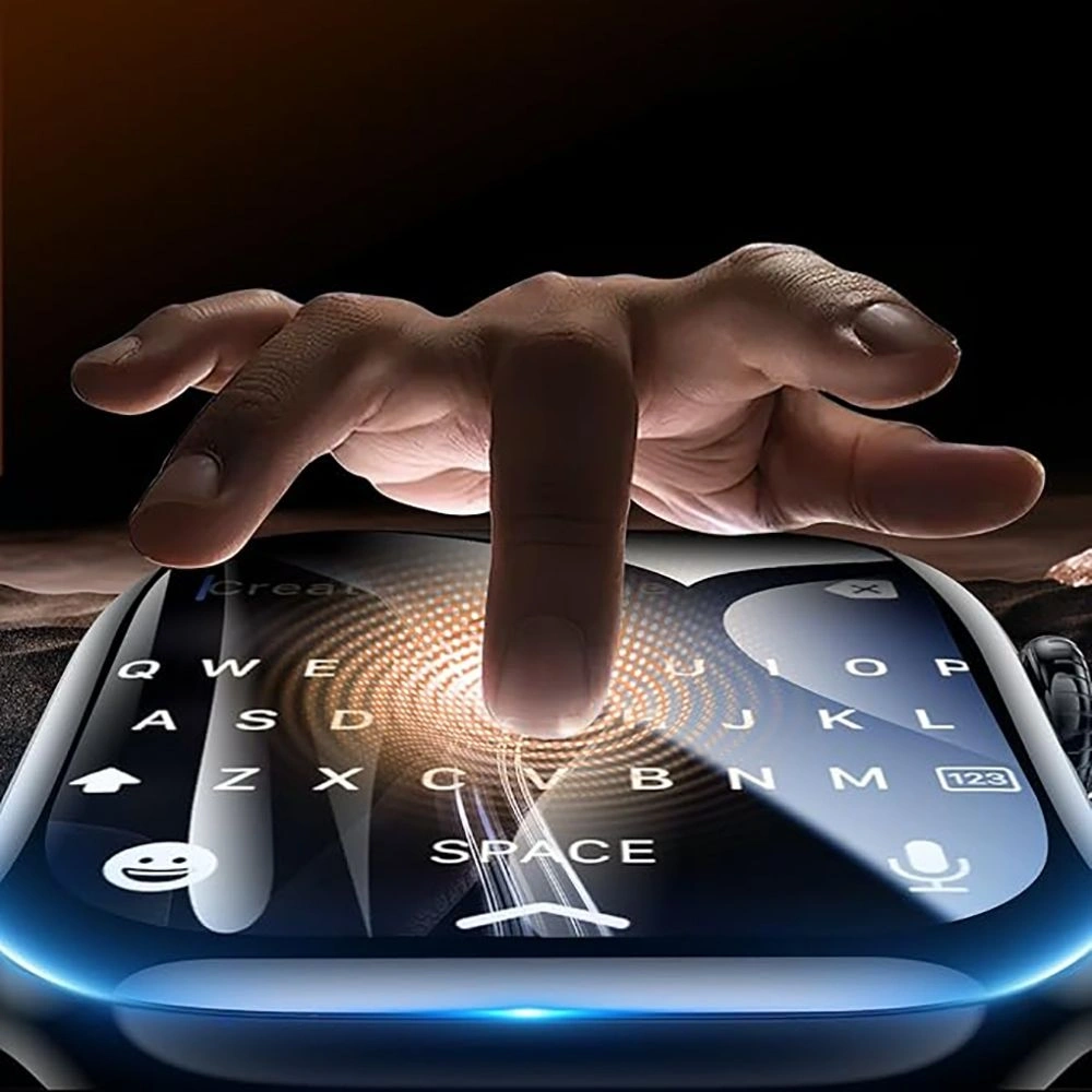 Szkło hybrydowe Tech-Protect Easy Set Flex+ do Apple Watch 10 / 11 42mm Black [3 PACK]