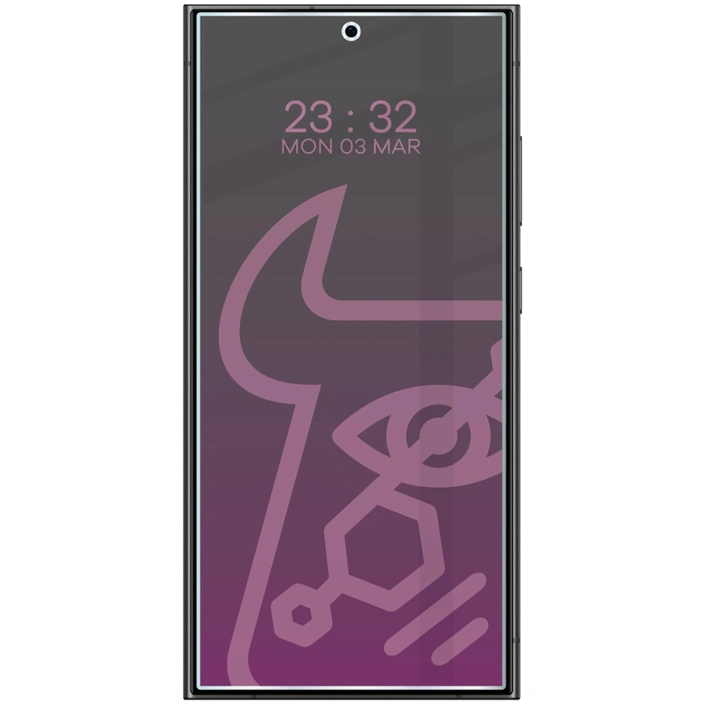 Prywatyzujące szkło hybrydowe Bizon Glass Mule Shadow do Samsung Galaxy S24 Ultra matowe