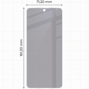 Prywatyzujące szkło hybrydowe Bizon Glass Mule Shadow do Motorola Moto G15 Power matowe