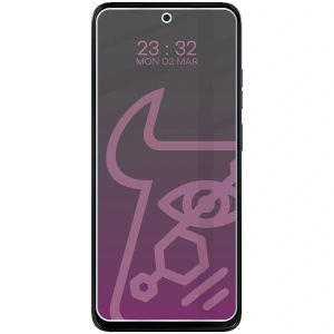 Prywatyzujące szkło hybrydowe Bizon Glass Mule Shadow do Motorola Moto G15 Power matowe