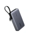 Powerbank 20000mAh Ugreen PB551 145W USB-A, USB-C + wbudowany kabel (szary)