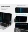 Folia prywatyzująca Spigen Safe View do Apple MacBook Pro 14 M1 / M2 / M3 / M4 / M5 2021-2025 Privacy