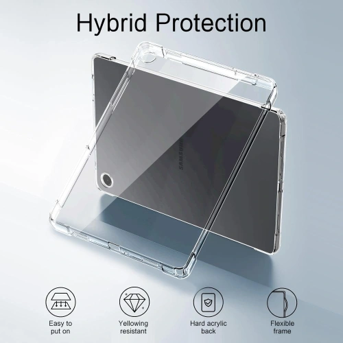 Etui Tech-Protect Flexair do Samsung Galaxy Tab A9+ / A11+ Plus 11.0 X210 / X215 / X216 / X230 / X235 / X236 Clear