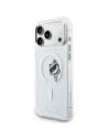 Etui Karl Lagerfeld IML Peekaboo MagSafe do Apple iPhone 17 Pro Max transparent