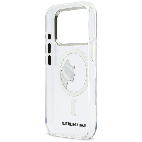 Etui Karl Lagerfeld IML Peekaboo MagSafe do Apple iPhone 17 Pro transparent