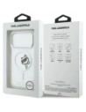 Etui Karl Lagerfeld IML Peekaboo MagSafe do Apple iPhone 17 Pro transparent