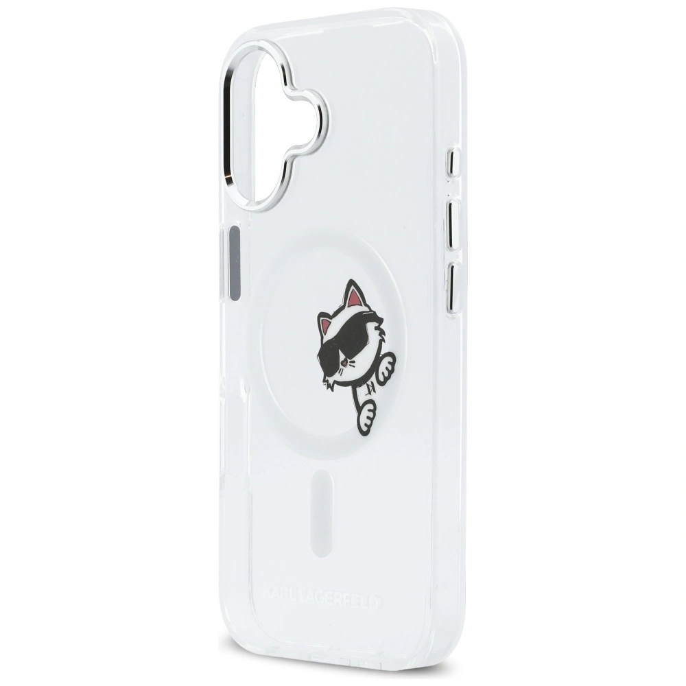 Etui Karl Lagerfeld IML Peekaboo MagSafe do Apple iPhone 17 transparent