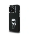 Etui Karl Lagerfeld Silicone Karl Sketch MagSafe do Apple iPhone 16 Pro czarny