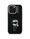 Etui Karl Lagerfeld Silicone Karl Sketch MagSafe do Apple iPhone 16 Pro czarny