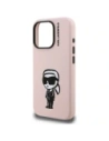 Etui Karl Lagerfeld Silicone Karl Sketch MagSafe do Apple iPhone 16 Pro Max różowy