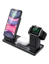 Stație de încărcare 3in1 ESR Stație de Încărcare Wireless Neagră