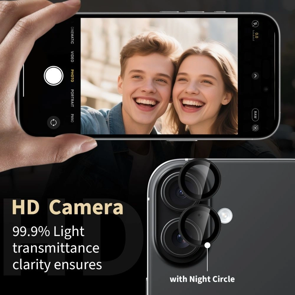 Osłona aparatu Tech Protect Camring Fit+ do Xiaomi Redmi Note 15 Pro 5G / 15 Pro+ Plus 5G Black