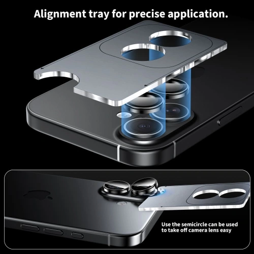 Osłona aparatu Tech Protect Camring Fit+ do Xiaomi Redmi Note 15 Pro 5G / 15 Pro+ Plus 5G Black