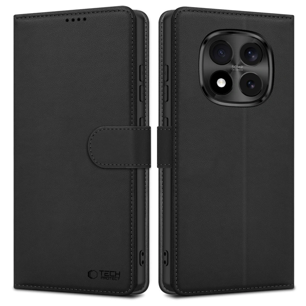 Etui z klapką Tech-Protect Wallet do Xiaomi Redmi Note 15 Pro+ Plus 5G Matte Black