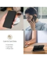 Etui z klapką Tech-Protect Wallet do Xiaomi Redmi Note 15 Pro+ Plus 5G Matte Black