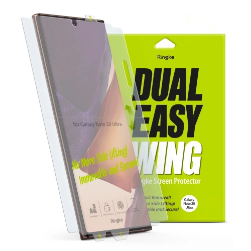 Kup Ringke Samsung Hydrogelfolie Dual Easy Wing Vollabdeckung Galaxy Note 20 Ultra [2 PACK] - RGK1235 - {ean13} - Sklep Home Screen