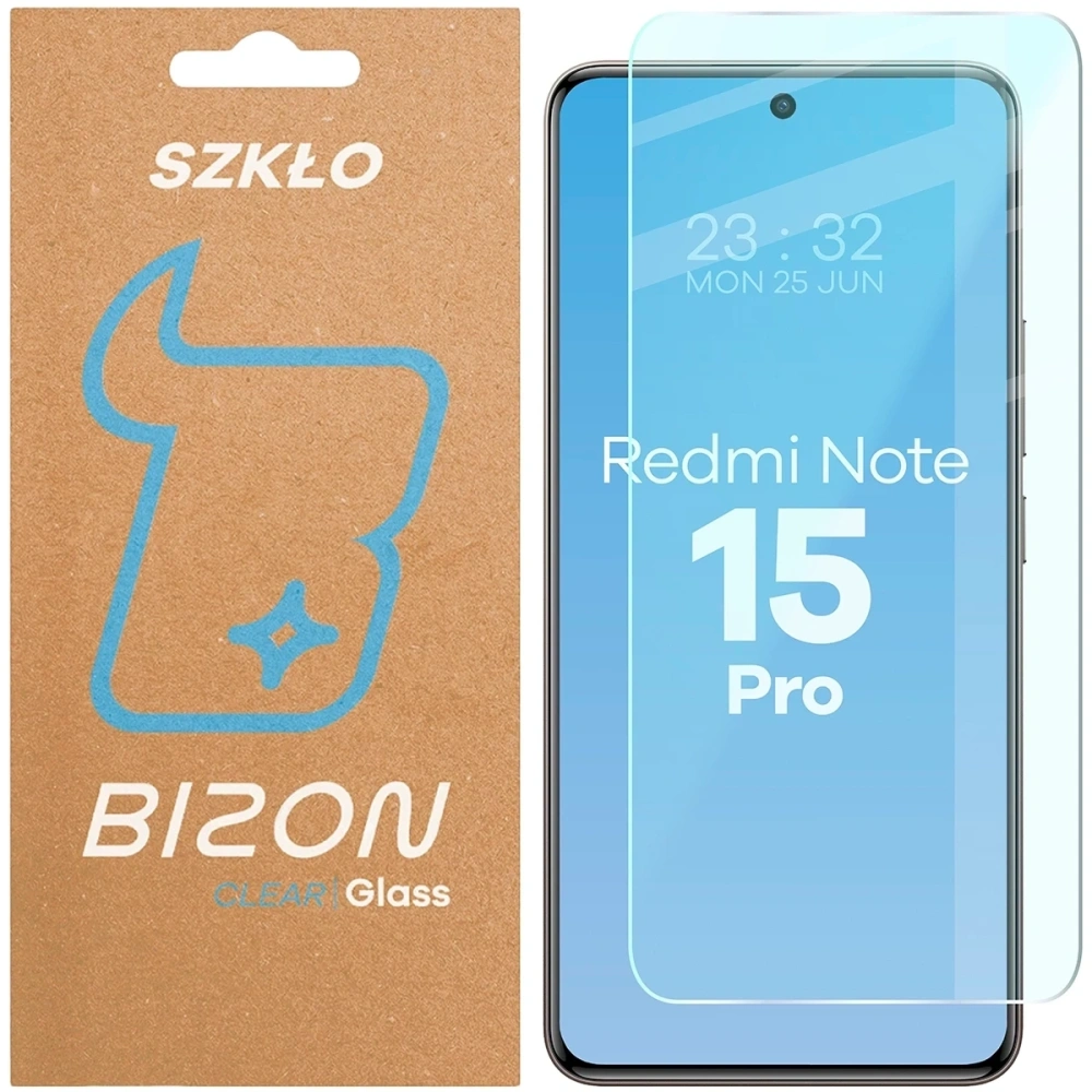 Szkło hartowane Bizon Glass Clear 2 do Xiaomi Redmi Note 15 Pro 4G