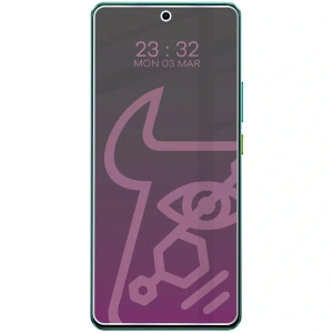 Prywatyzujące szkło hybrydowe Bizon Glass Mule Shadow do Realme GT 7 matowe