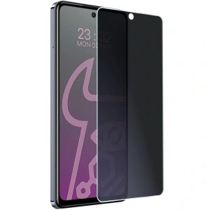 Prywatyzujące szkło hybrydowe Bizon Glass Mule Shadow do Infinix Hot 40 Pro matowe