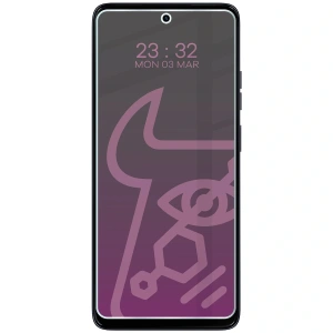 Prywatyzujące szkło hybrydowe Bizon Glass Mule Shadow do Motorola Moto G56 5G matowe