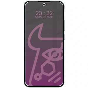 Prywatyzujące szkło hybrydowe Bizon Glass Mule Shadow do Oppo Reno 14 matowe