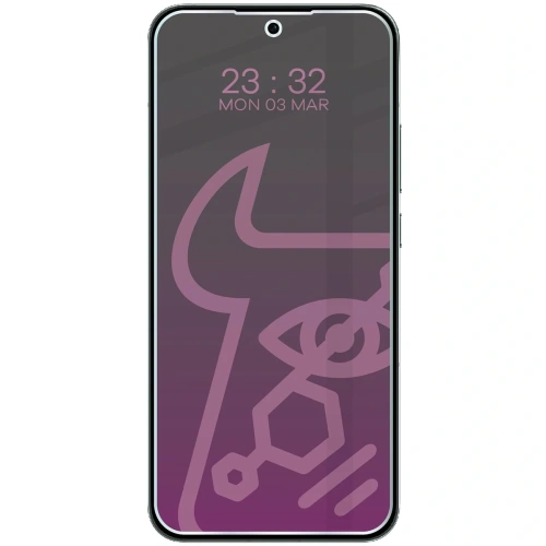 Prywatyzujące szkło hybrydowe Bizon Glass Mule Shadow do Oppo Reno 14 matowe