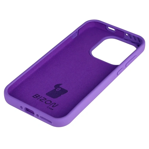 Silikonowe etui Bizon Soft Case do OnePlus 15 fioletowe