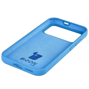 Silikonowe etui Bizon Soft Case do Xiaomi POCO F8 Pro niebieskie