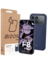 Silikonowe etui Bizon Soft Case do Xiaomi POCO F8 Pro ciemnoniebieskie