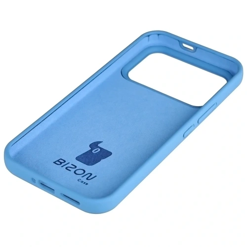 Silikonowe etui Bizon Soft Case do Xiaomi POCO F8 Ultra niebieskie