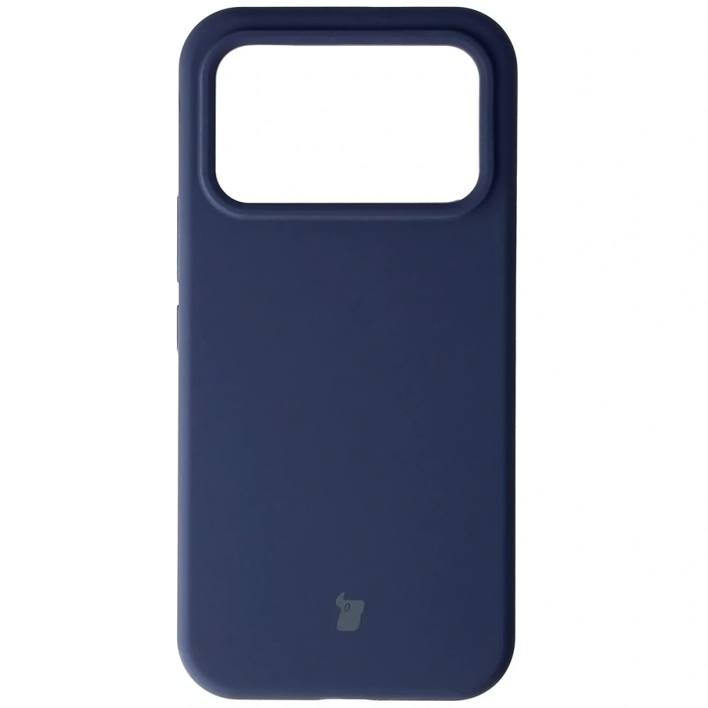 Silikonowe etui Bizon Soft Case do Xiaomi POCO F8 Ultra ciemnoniebieskie
