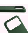 Silikonowe etui Bizon Soft Case do Xiaomi POCO F8 Ultra ciemnozielone