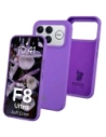 Silikonowe etui Bizon Soft Case do Xiaomi POCO F8 Ultra fioletowe